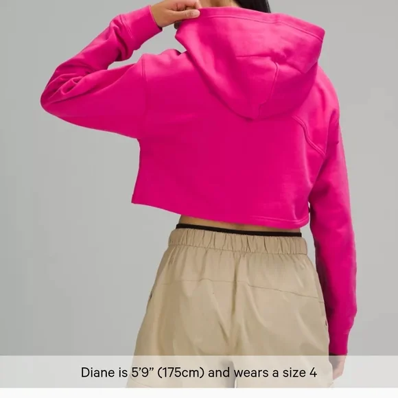 lululemon athletica Pink Cropped Hoodie - Picture 2 of 5